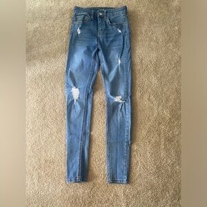 Wild fable skinny jeans, light denim